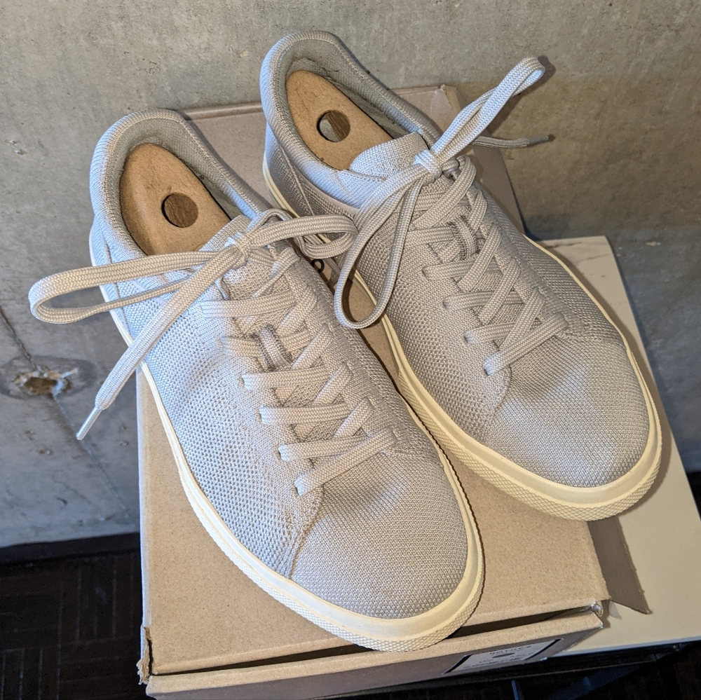 Rothy's RS02 Washable Sneakers 8W 6.5M Light Grey